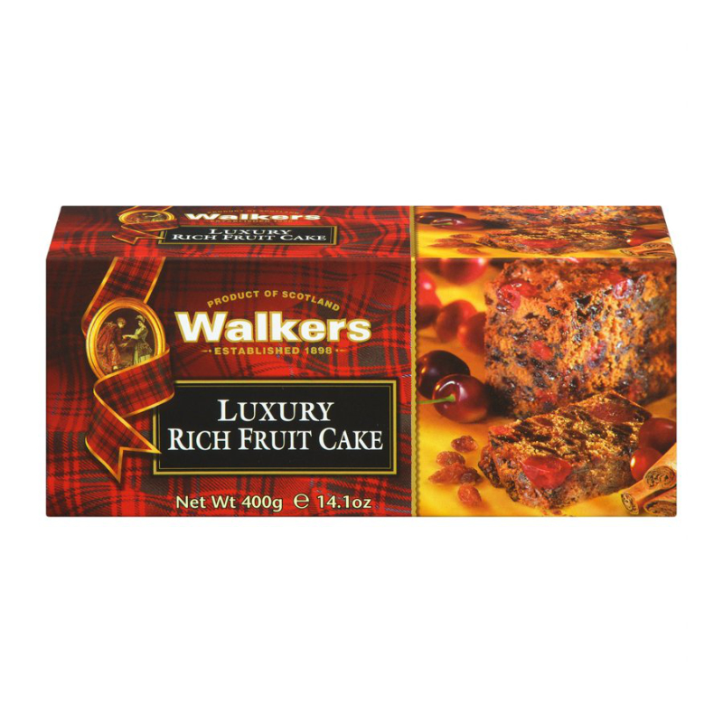 Walkers Luxury Rich Fruit Cake - 400g