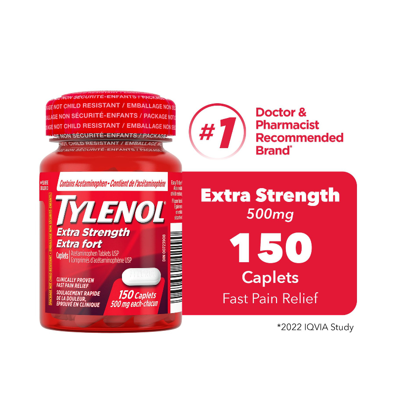 Tylenol* Extra Strength - 500mg/150s   