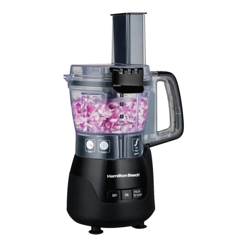 Hamilton Beach Stack & Snap Compact Food Processor - Black - 70510