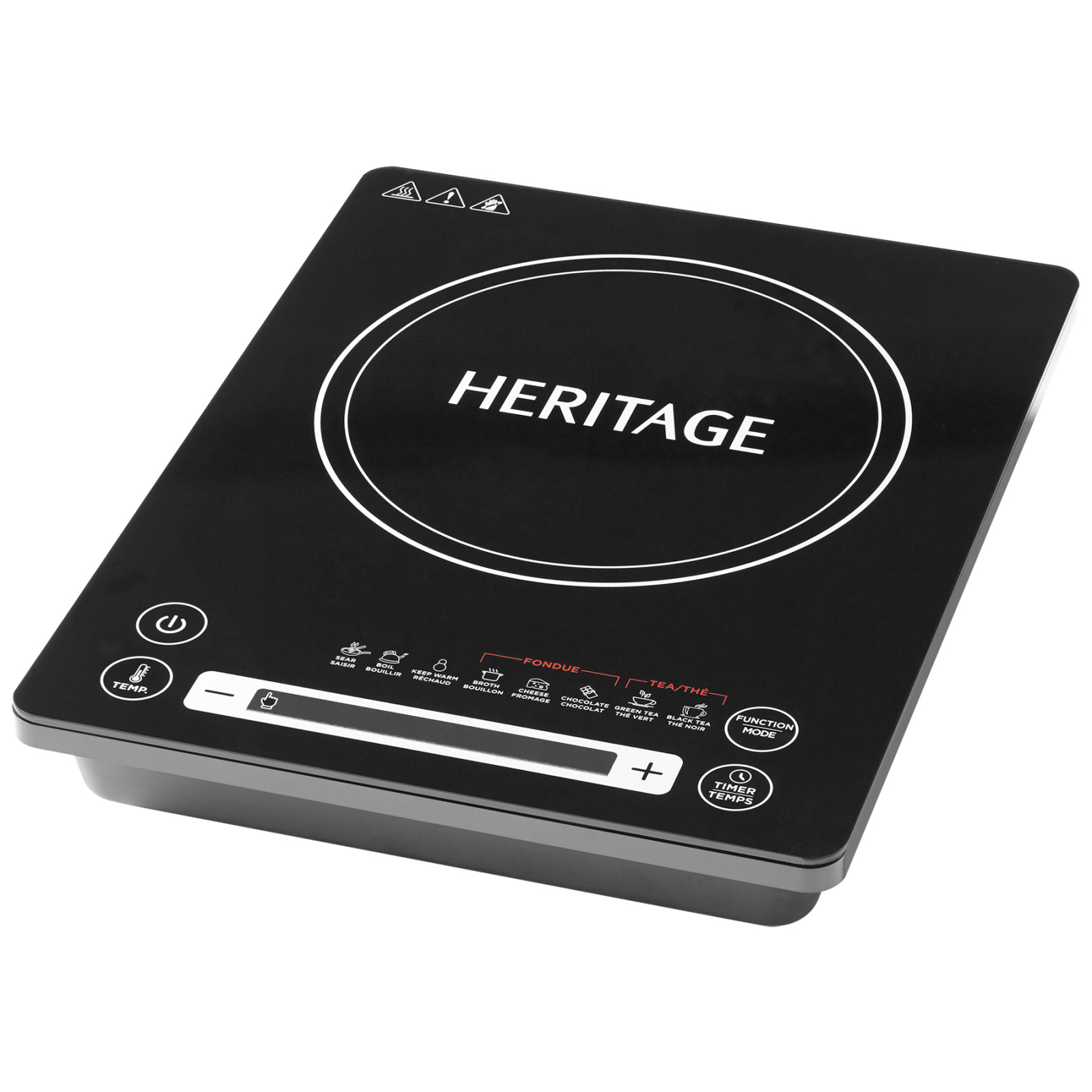 HERITAGE INDUCTION COOKTOP 23750-004-0 in Black