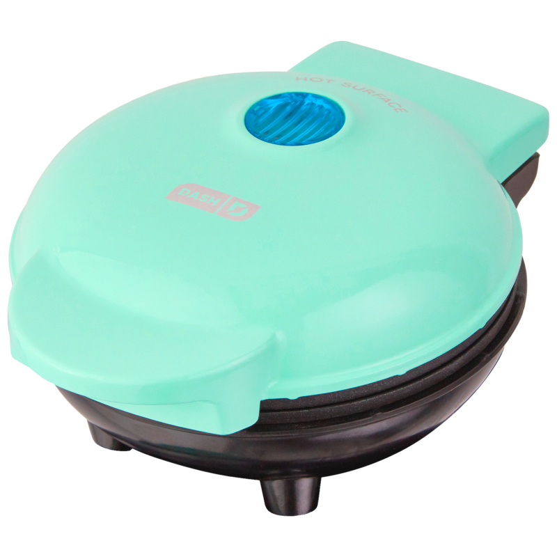 Dash Go Mini Waffle Maker - Aqua - DMW001AQ