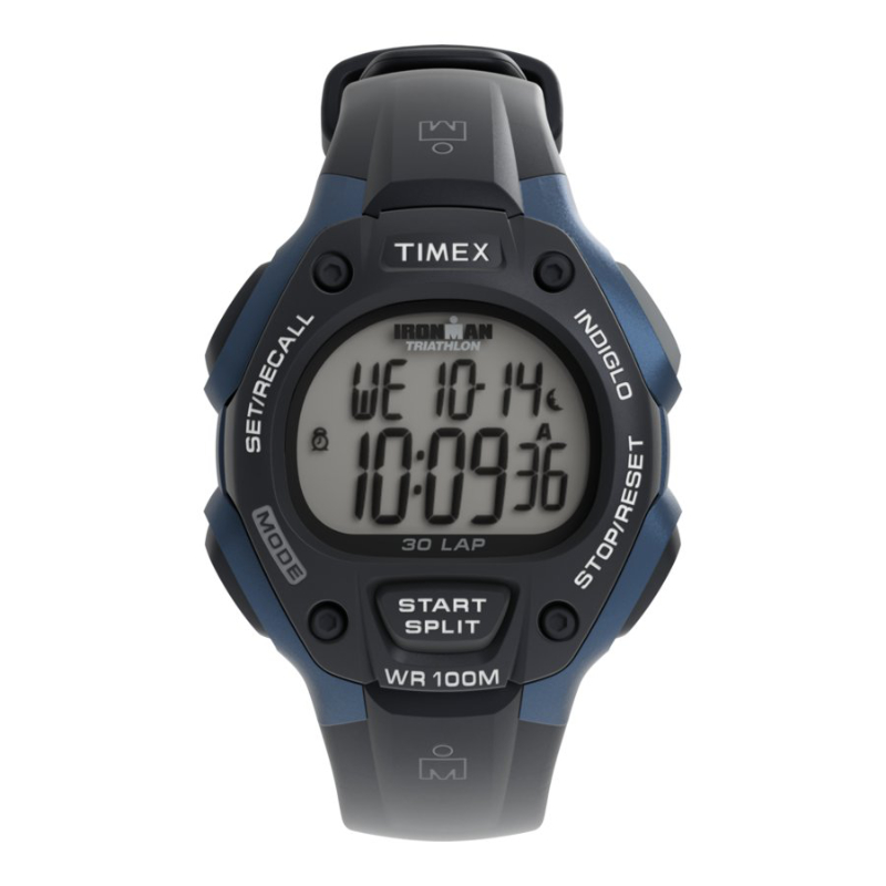 Timex Ironman Watch - Black/Blue - T5H591GP