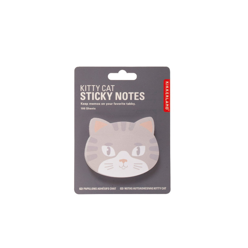 Kikkerland Kitty Cat Sticky Notes