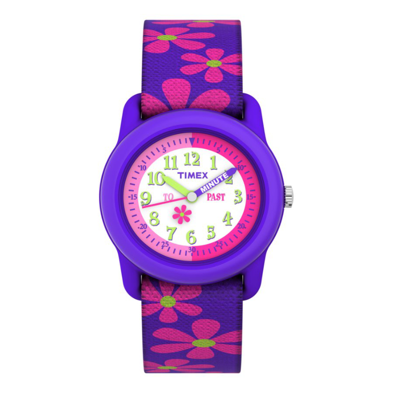 Timex Youth Girls Analogue Watch - Purple - T89022XY