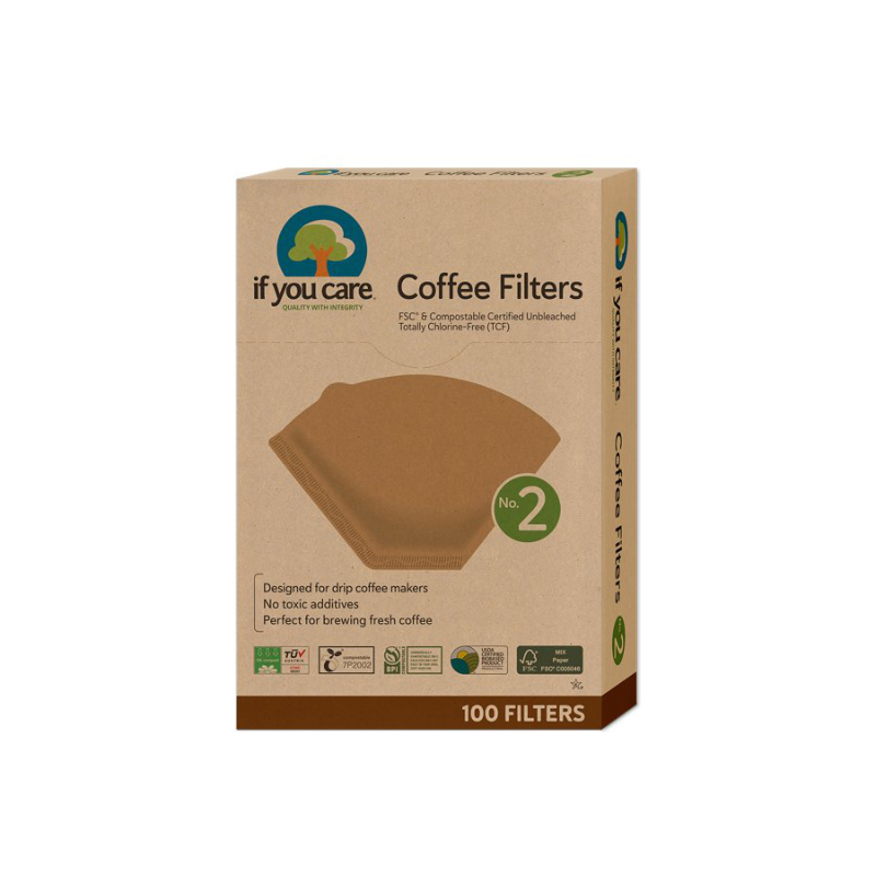IF YOU CARE COFFEE FILTER 2 in Brown