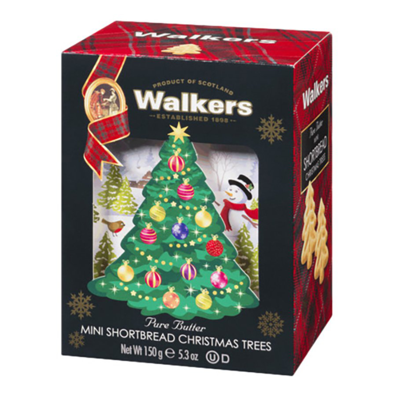 Walkers Pure Butter Mini Shortbread Christmas Tree - 150g
