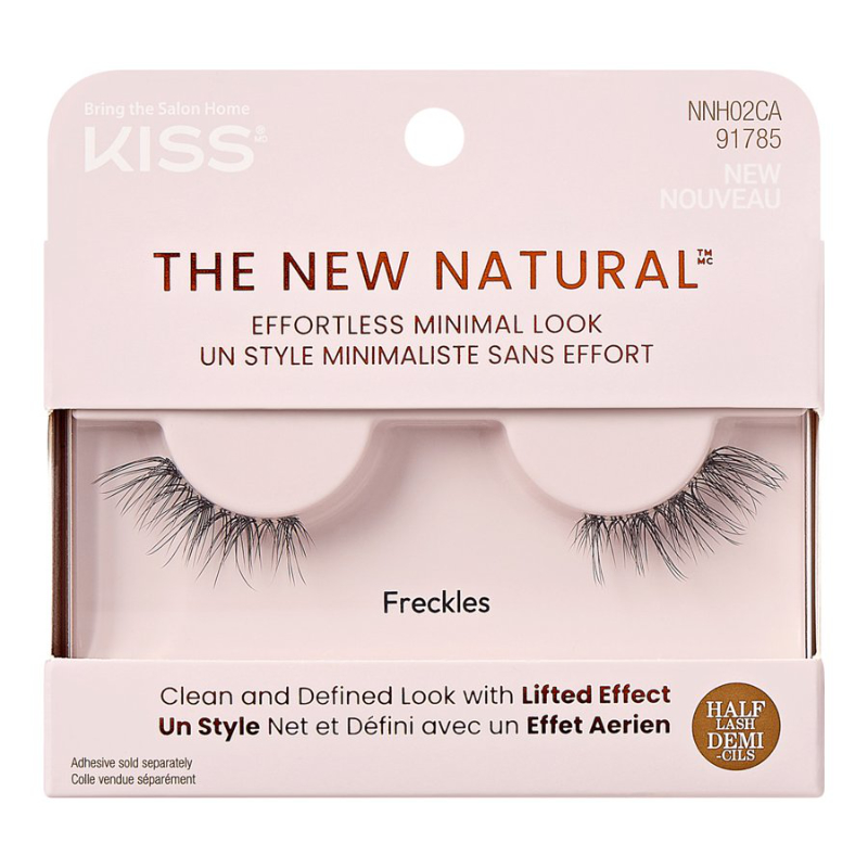 KISS NEW NATURAL HALF LASH 02 in Black