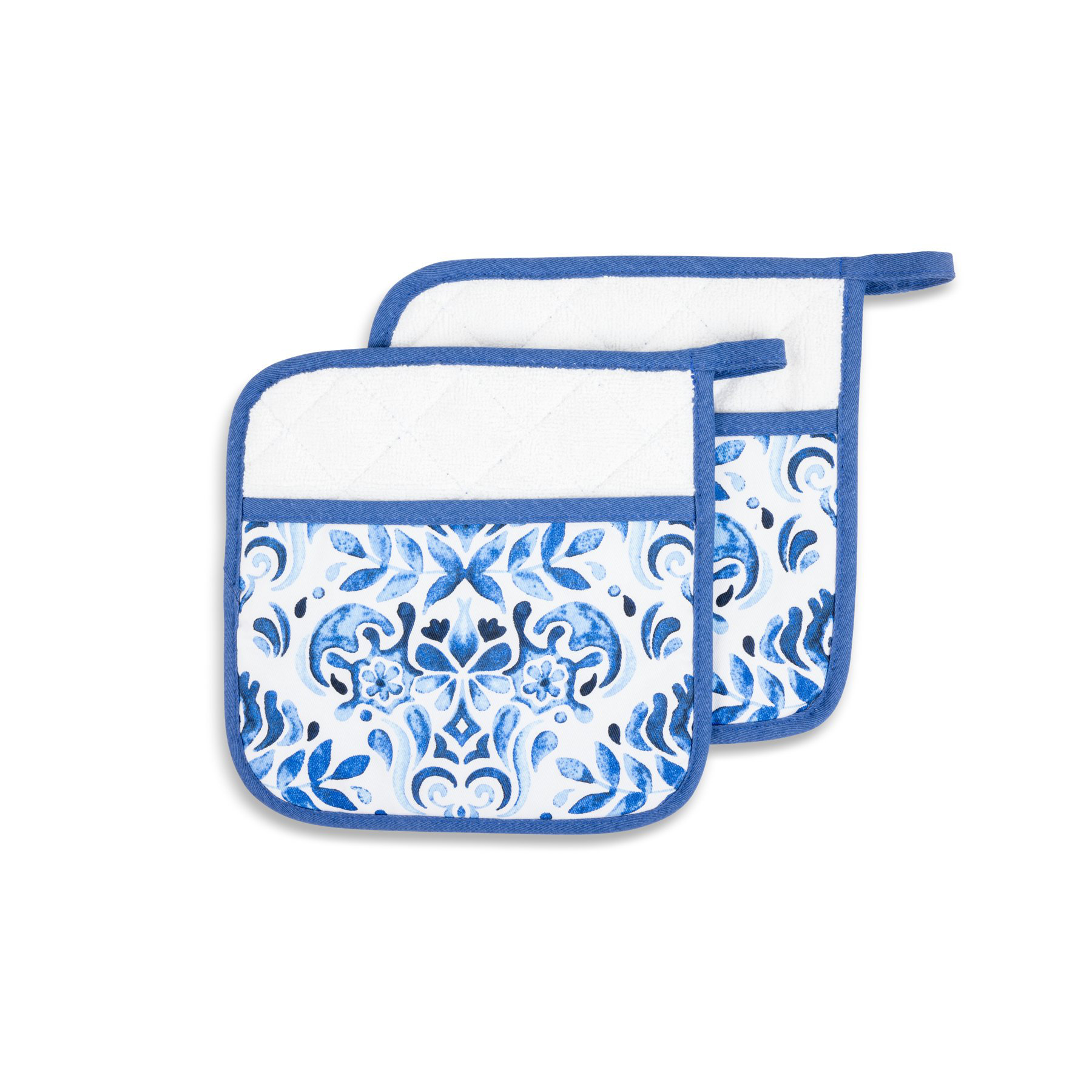 MEDICI TILE POT HOLDER in Blue
