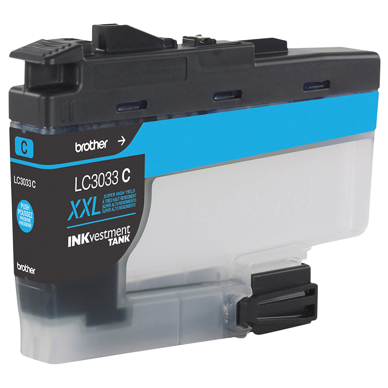 Brother LC3033 Super High Yield Ink Cartridge - Cyan - LC3033CS