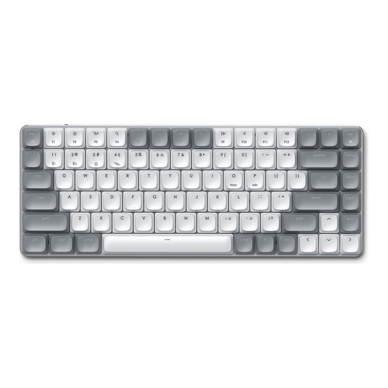 Satechi SM1 Slim Mechanical Backlit Bluetooth Keyboard - Grey/White - ST-KSM1LT-EN