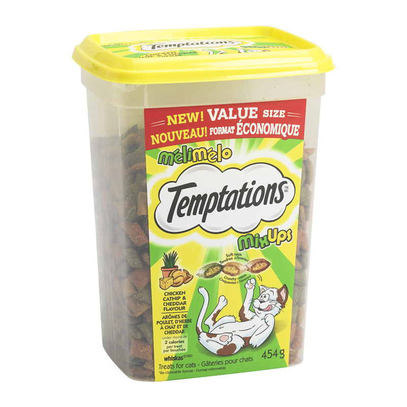 Whiskas Temptations Catnip Mixups - Catnip & Cheddar - 454g