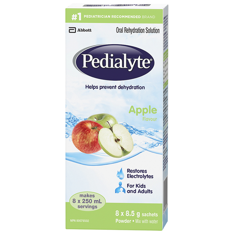 Pedialyte Powder - Apple - 8 x 8.5g