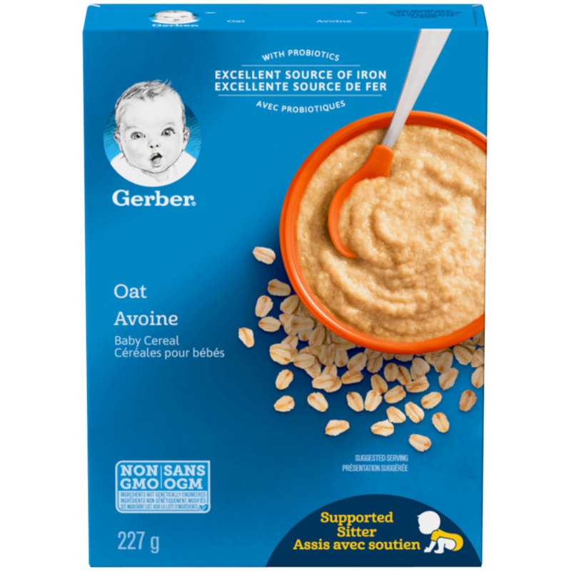 Gerber Baby Cereal with Milk - Oats - 227g