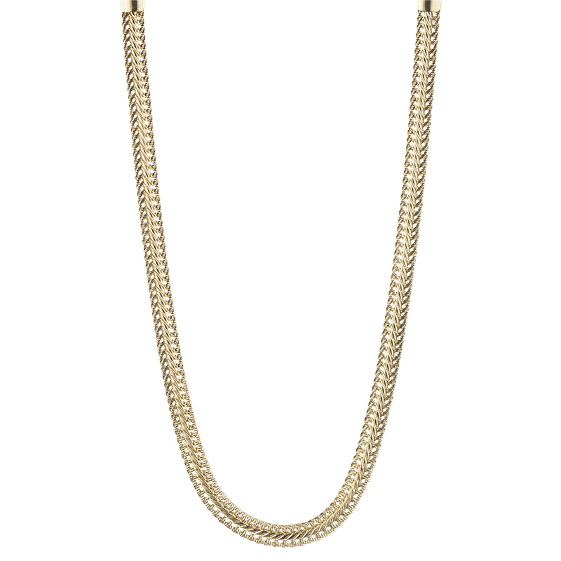 Anne Klein Chain Collar Necklace - Gold Tone