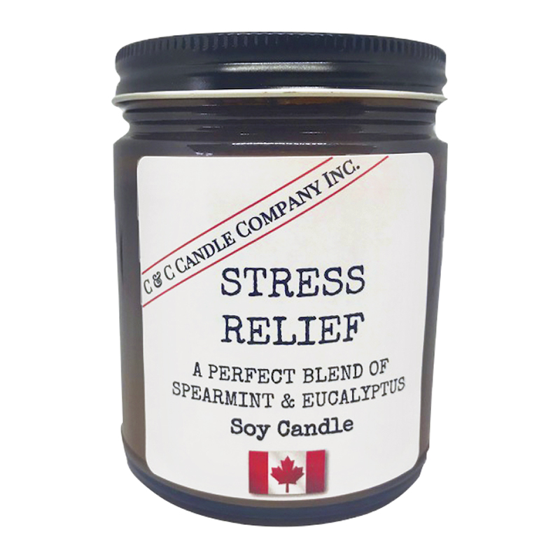 Cozy Candle Soy Candle - Stress Relief - 9oz