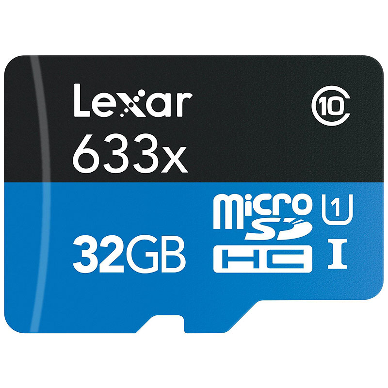 Lexar High-Performance 633x MicroSD Card - 32GB