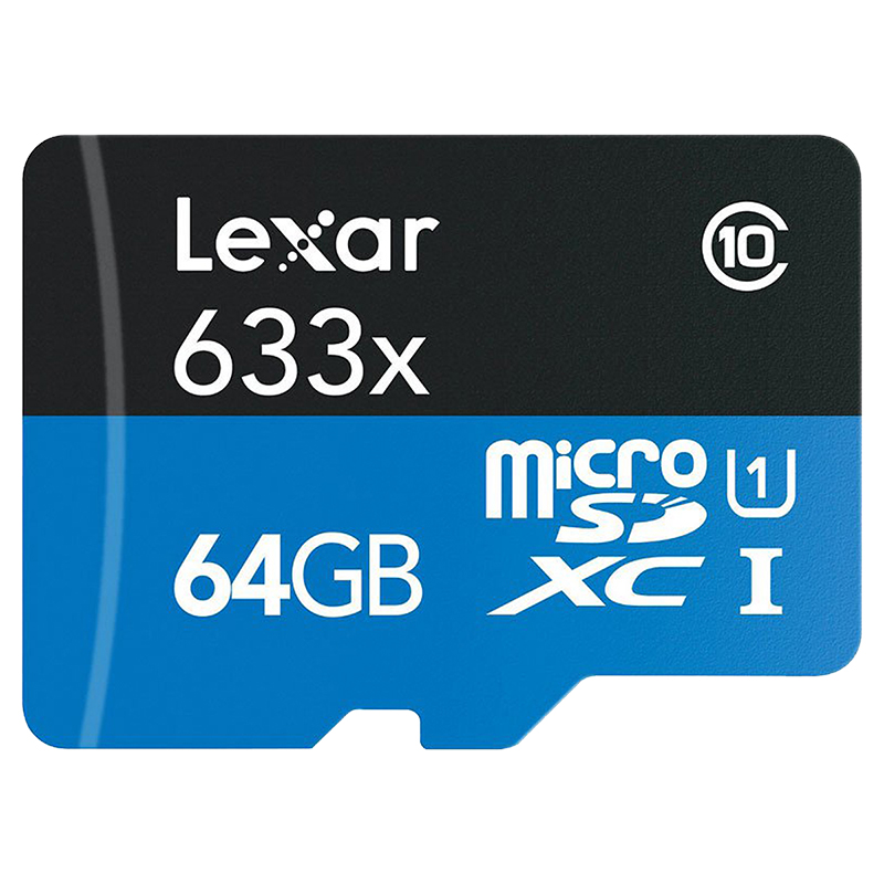 Lexar High-Performance 633x MicroSD Card - 64GB