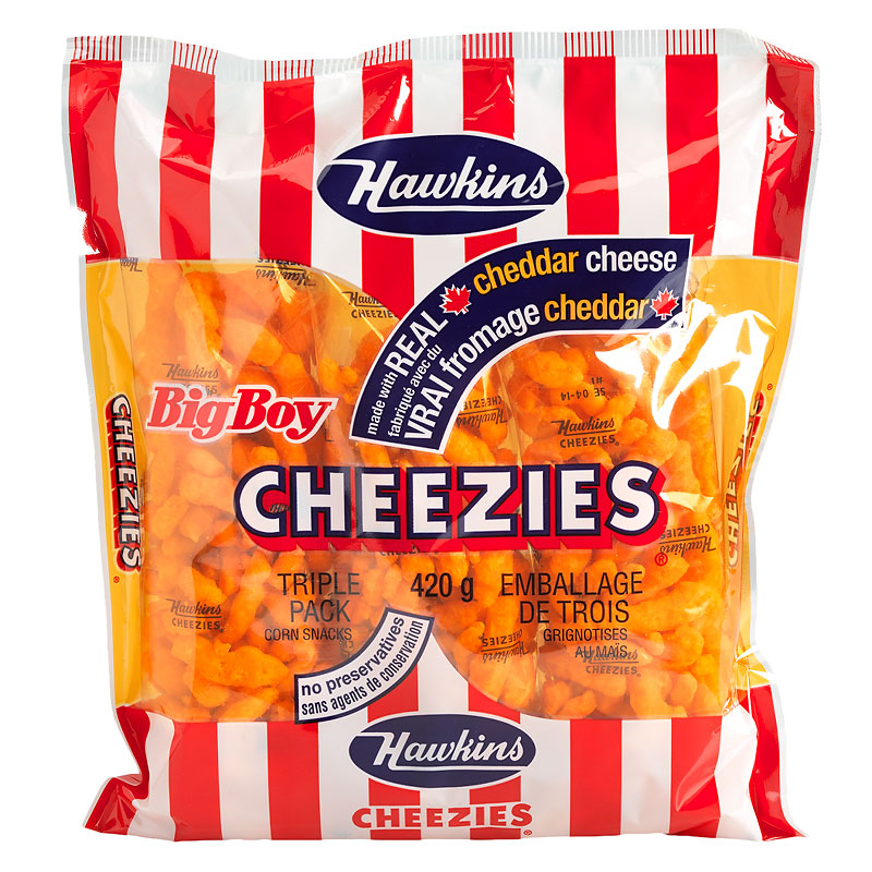 HAWKINS CHEEZIES 420G