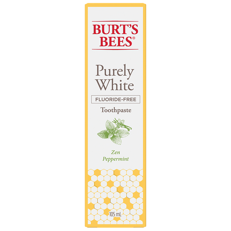 Burt's Bees Purely White Fluoride-Free Toothpaste - Zen Peppermint - 105ml