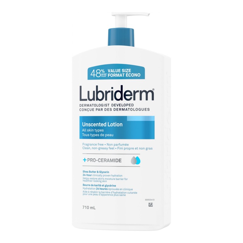 LUBRIDERM UNSCENTED MOISTURE 710ML