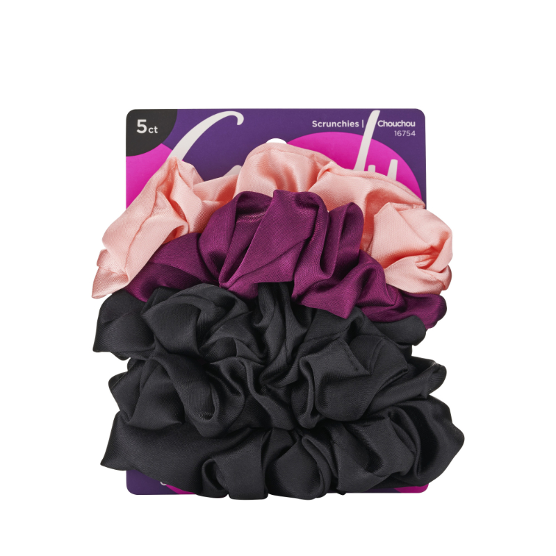 GOODY O/L SATIN SCRUNCHIES