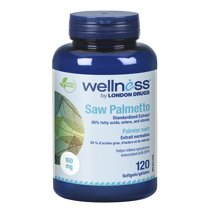 Wellness by London Drugs Saw Palmetto - 160mg - 120s