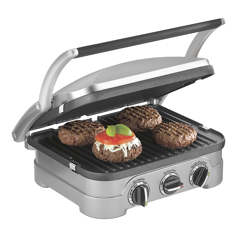 Cuisinart Griddler - Brushed Stainless Steel - CGR-4NEC