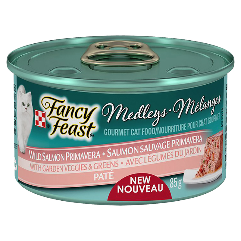 Fancy Feast Medley for Cats - Wild Salmon Primavera - 85g