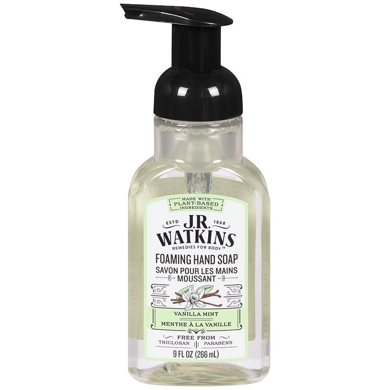 J.R. Watkins Foaming Hand Soap - Vanilla Mint - 266ml