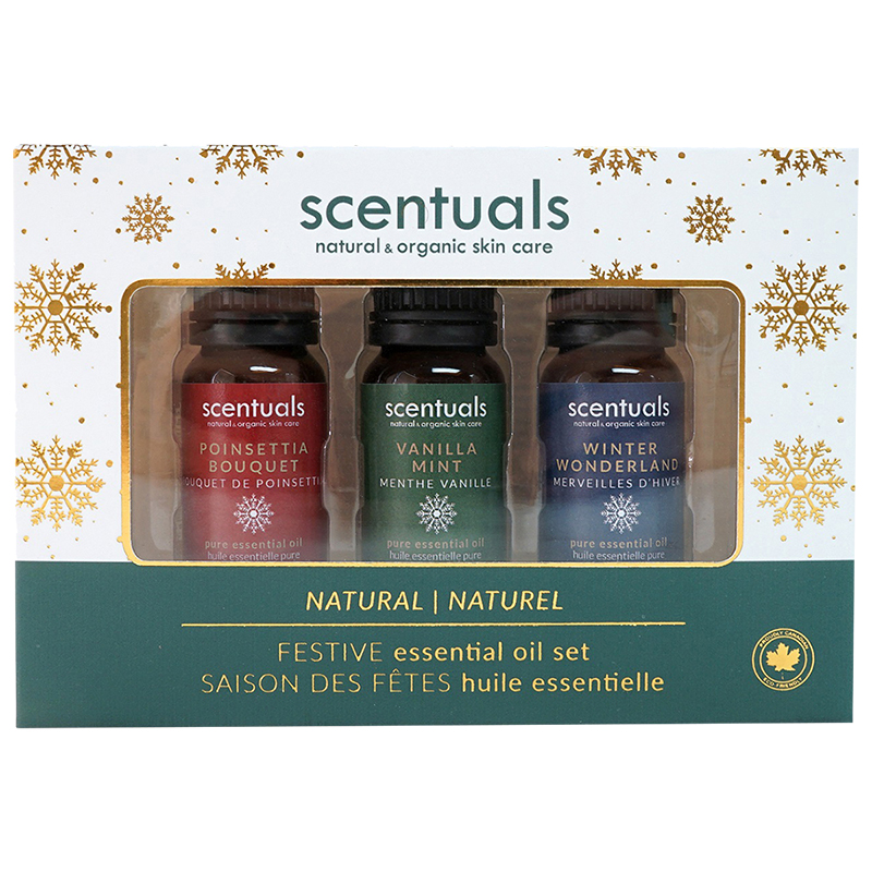 SCENTUALS FESTIVE GIFT SET 3PCE Size 3 piece