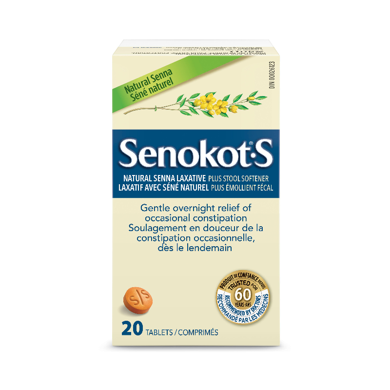 Senokot-S - 20 tablets