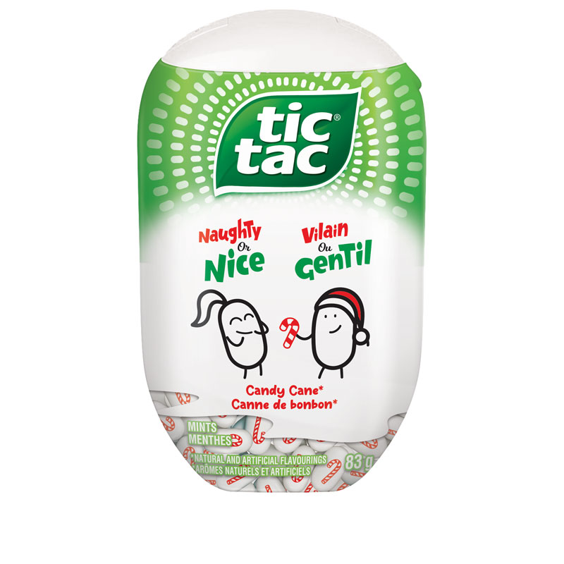 Tic Tac Holiday Bottle Pack - Candy Cane - 83g