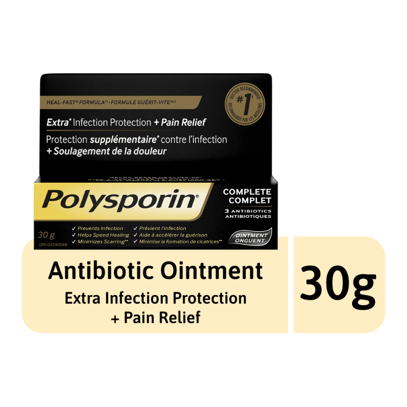 Polysporin Complete Extra Infection Protection + Pain Relief Ointment