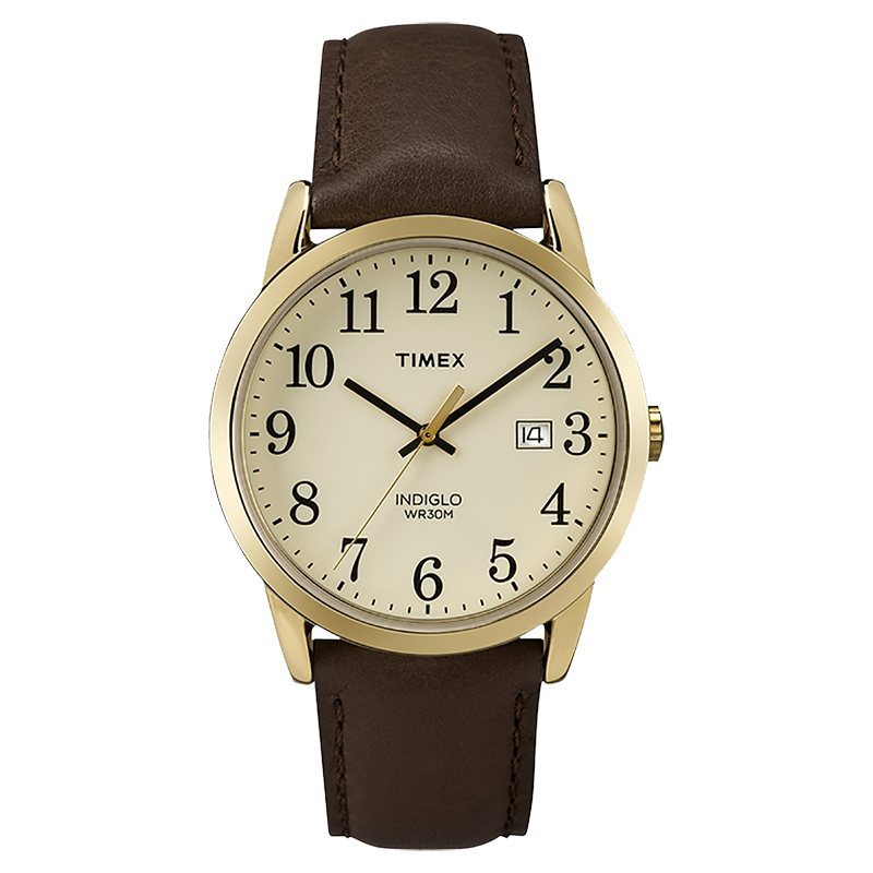 Timex Easy Reader Classic Wristwatch Gold Brown TW2P75800GP