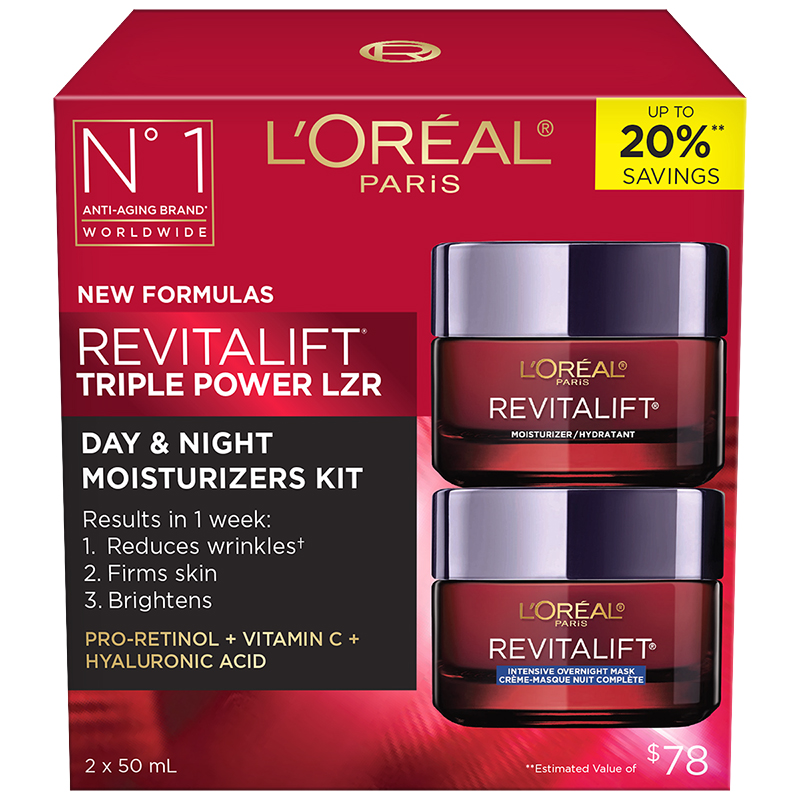 L'OREAL REV T/P LZR DAY/NT KIT