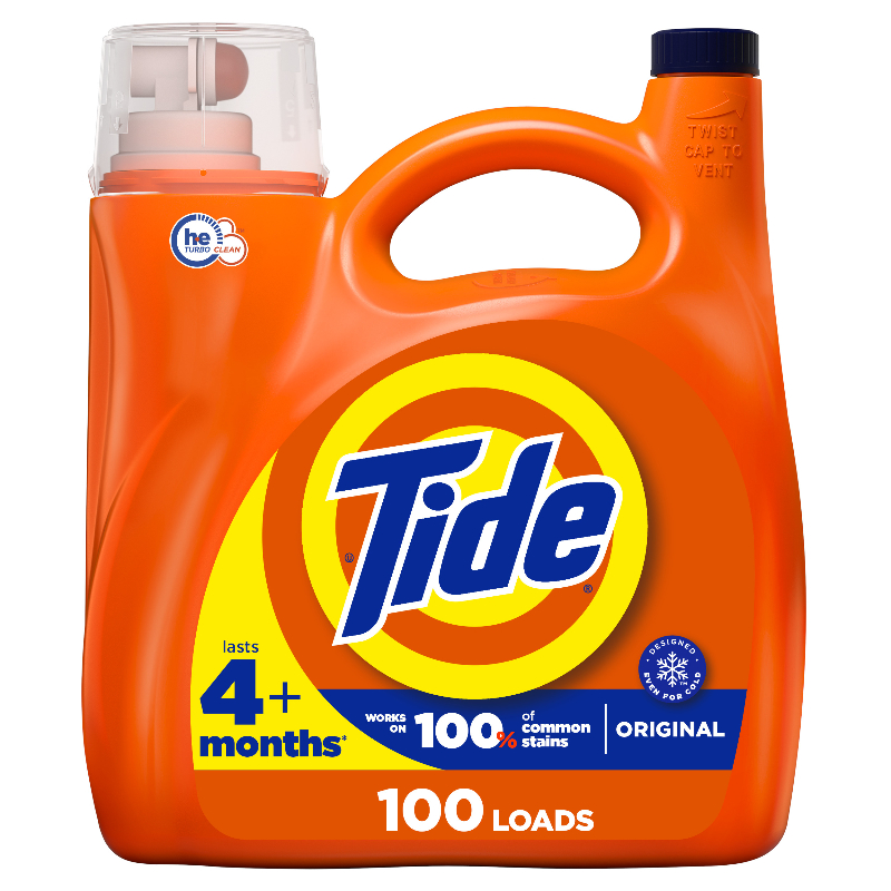 Tide HE Liquid Laundry Detergent - Original - 3.9L / 100 loads