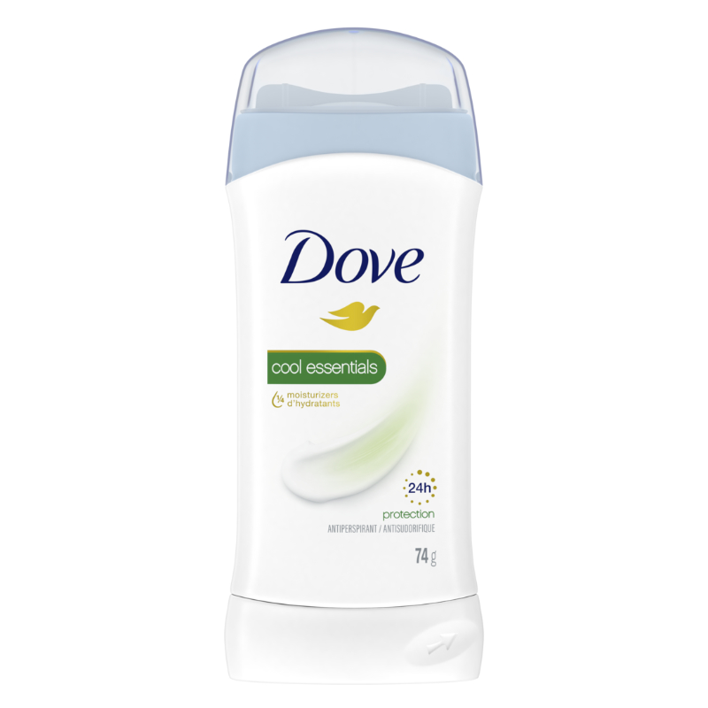 Dove Go Fresh Cool Essentials Anti-Perspirant Stick - Cucumber & Green Tea Scent - 74g