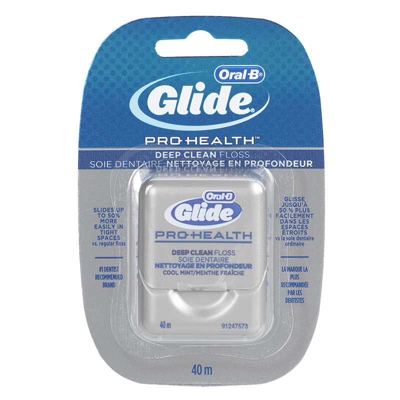 Oral-B Glide Deep Clean Floss - Cool Mint - 40m 