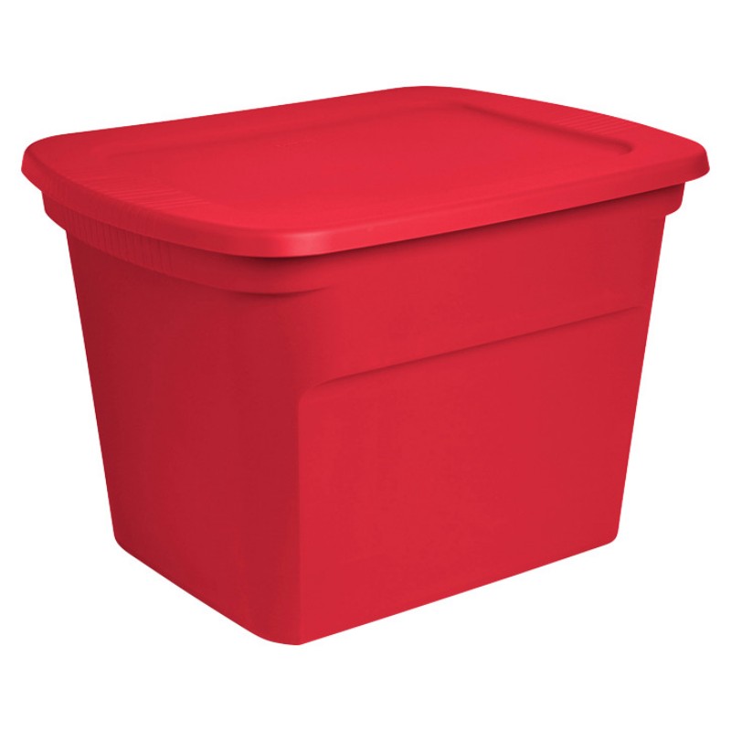 Sterilite Storage Box 68L Rocket Red