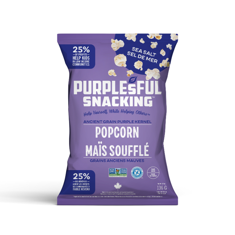 Purplesful Sea Salt Popcorn - 136g