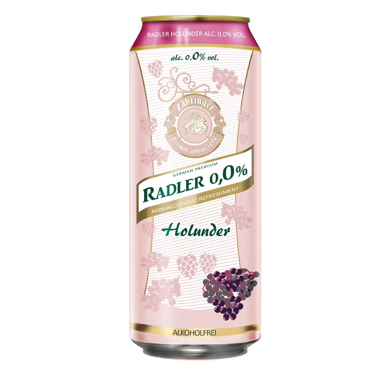 Zahringer Elderberry Radler - 4x500ml