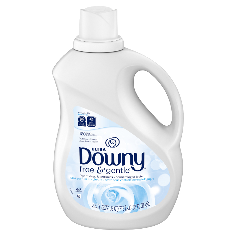 Downy Ultra Liquid Fabric Conditioner - Free and Gentle - 2.63L/120 Uses