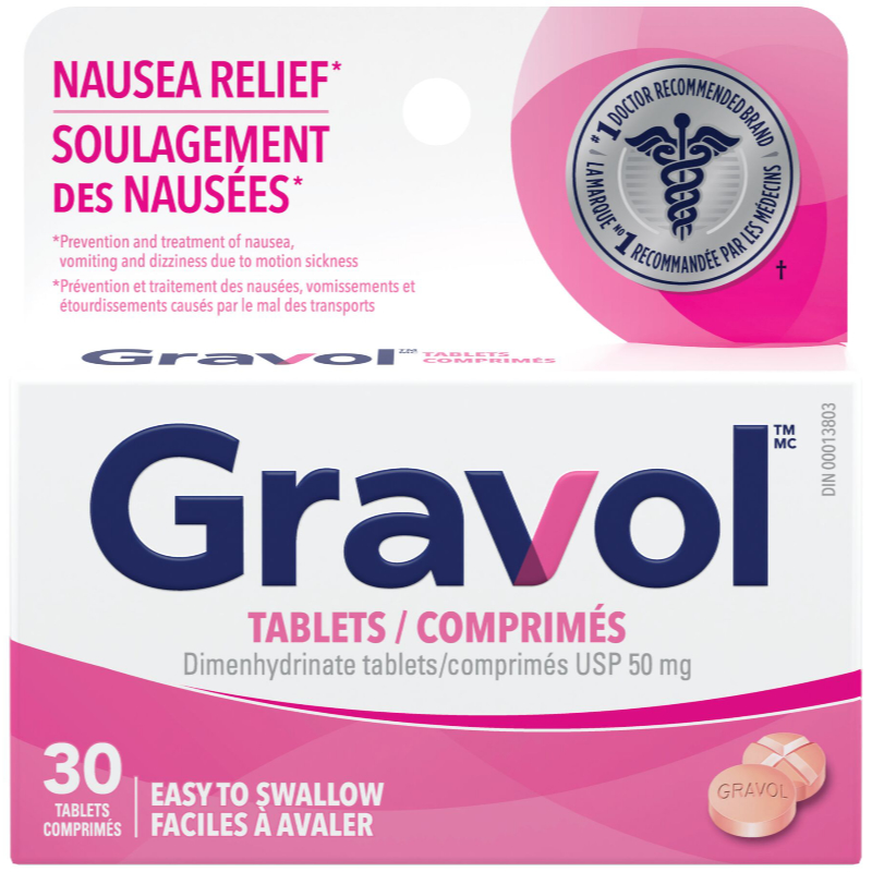 Gravol Tablets 50mg