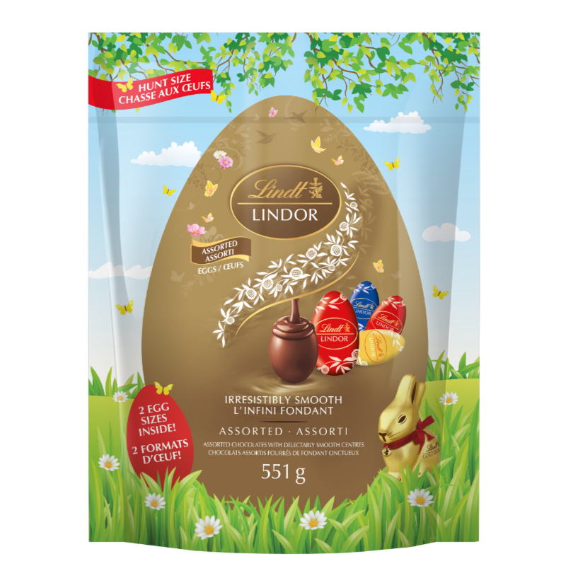 LINDOR STAND UP POUCH Size 551g