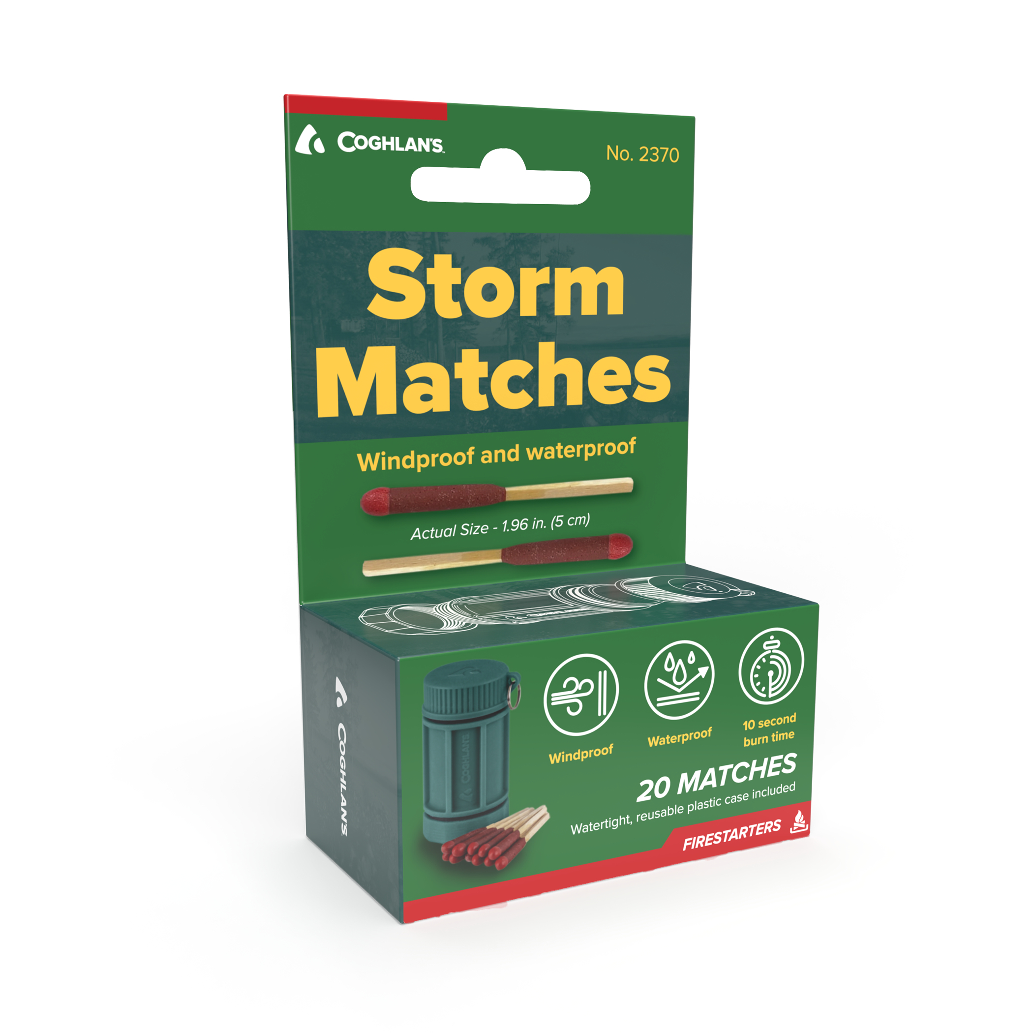 Coghlan's Windproof and Waterproof Storm Matches - 20 piece