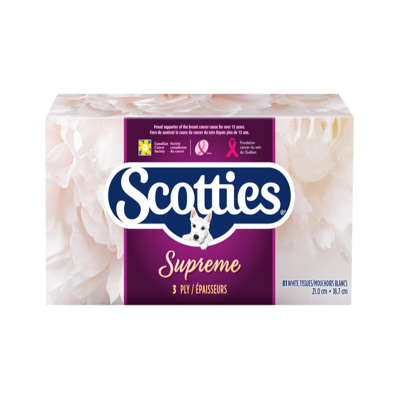 Scotties Supreme Facial Tissues 81s