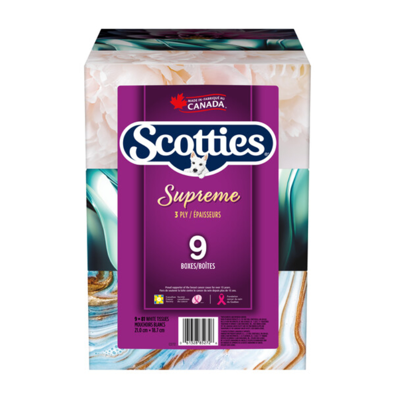 Scotties Supreme Facial Tissues - 6x81s
