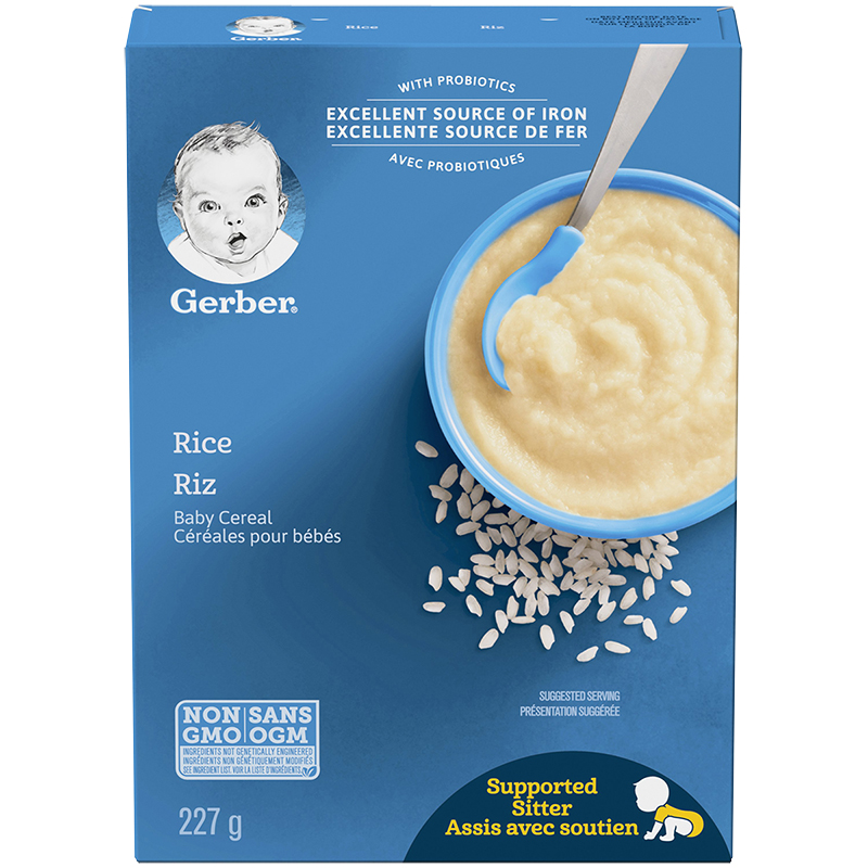 Gerber Baby Cereal with Milk Rice 227g