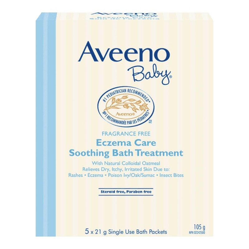 Aveeno Baby Eczema Care Soothing Bath Treatment Sachet x 21g