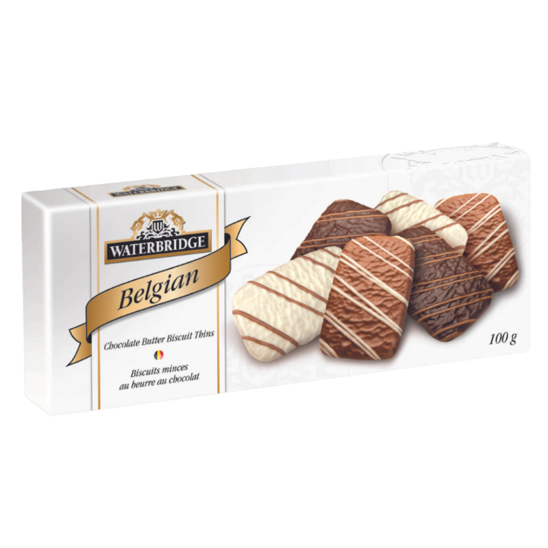 WATERBRIDGE CHOC BTR THINS 100G